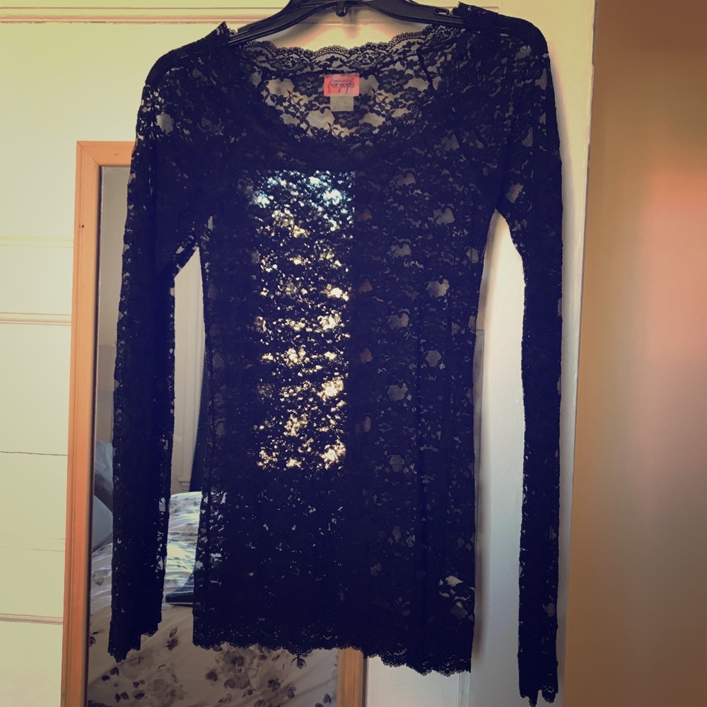 Free People Lace Top